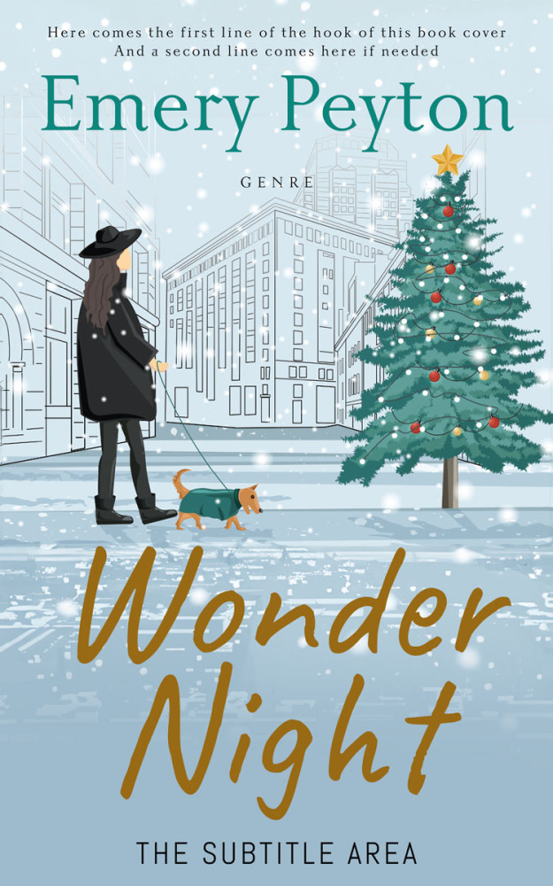 Front view of Ziggurat #15740 - Premade Chick Lit Book Cover