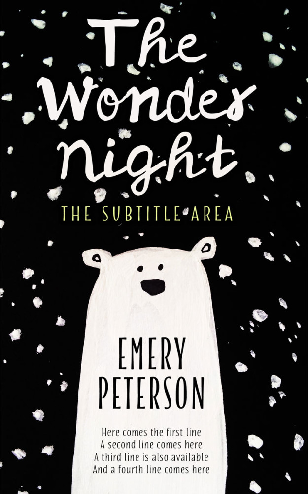 Front view of Black #15757 - Premade Nature Book Cover