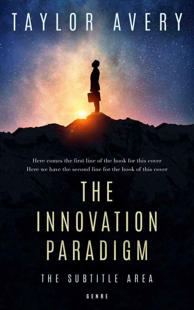 Front view of Sorrell Brown #15851 - Premade Business Book Cover