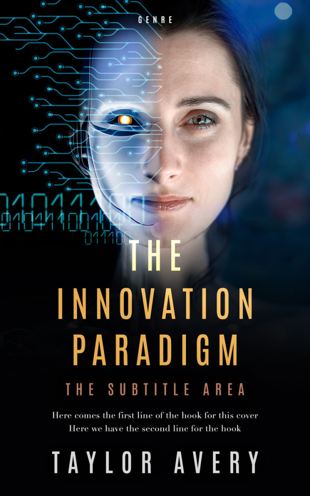 Front view of Bunker #15864 - Premade Science Fiction Book Cover