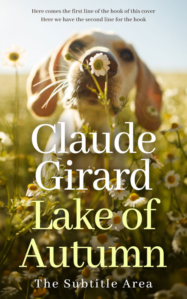 Front view of Pesto #15884 - Premade Literary Fiction Book Cover