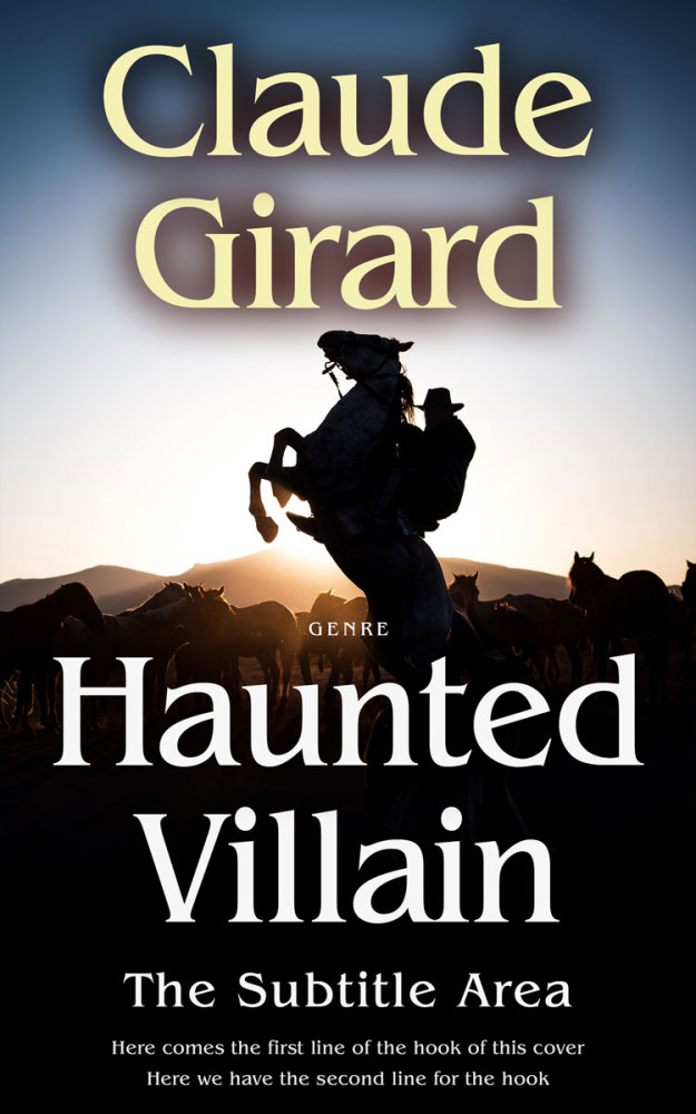 Front view of Shark #15890 - Premade Action & Adventure Book Cover