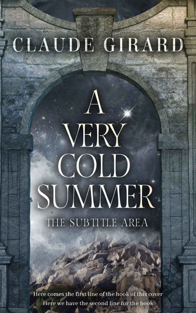 Front view of Cape Cod #15932 - Premade Science Fiction Book Cover