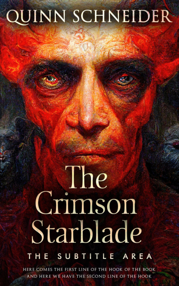 Front view of Raw Sienna #15953 - Premade Science Fiction Book Cover