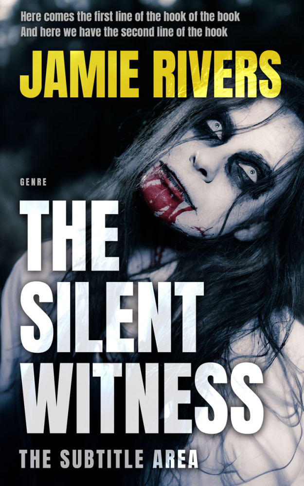 Front view of Bunker #16001 - Premade Horror Book Cover