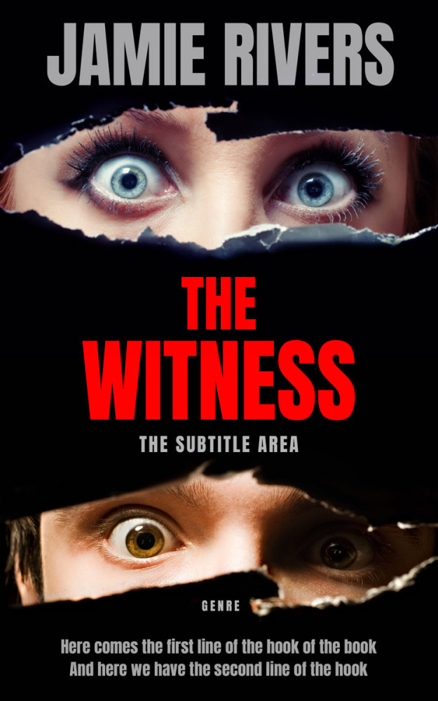 Front view of Cod Gray #16002 - Premade Mystery & Thriller & Suspense Book Cover