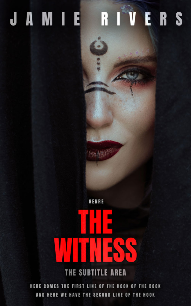 Front view of Cod Gray #16003 - Premade Fantasy Book Cover