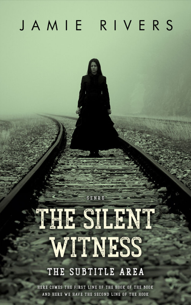 Front view of Heavy Metal #16008 - Premade Mystery & Thriller & Suspense Book Cover | BookCoverZone