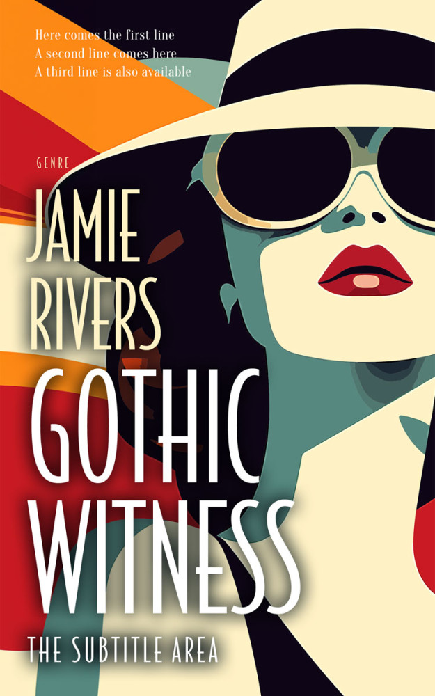 Front view of Cinder #16052 - Premade Literary Fiction Book Cover