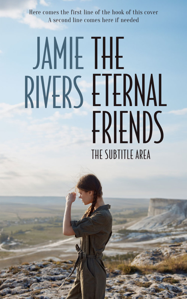 Front view of Loblolly #16063 - Premade Romance Book Cover