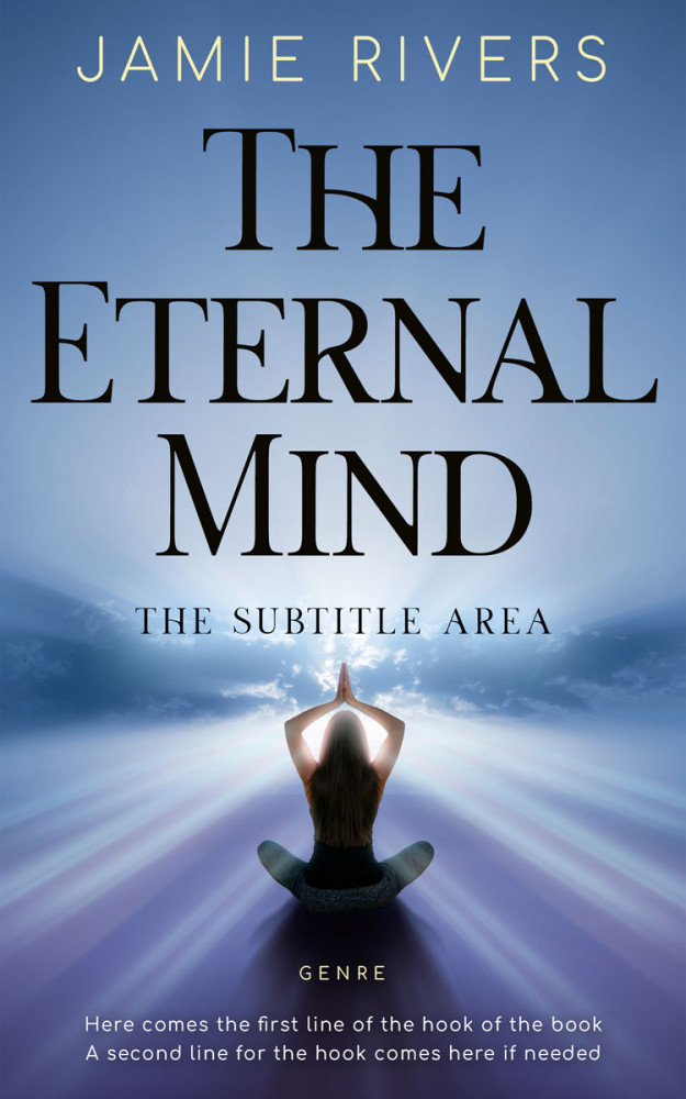 Front view of Wild Blue Yonder #16099 - Premade Health & Mind & Body Book Cover