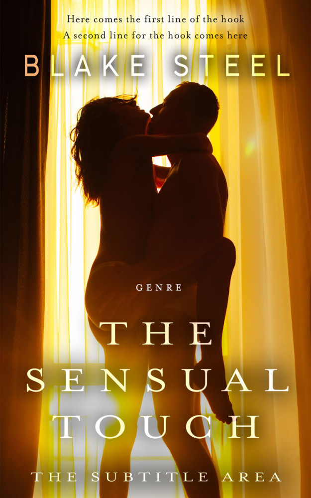 Front view of Old Gold #16145 - Premade Erotica Book Cover