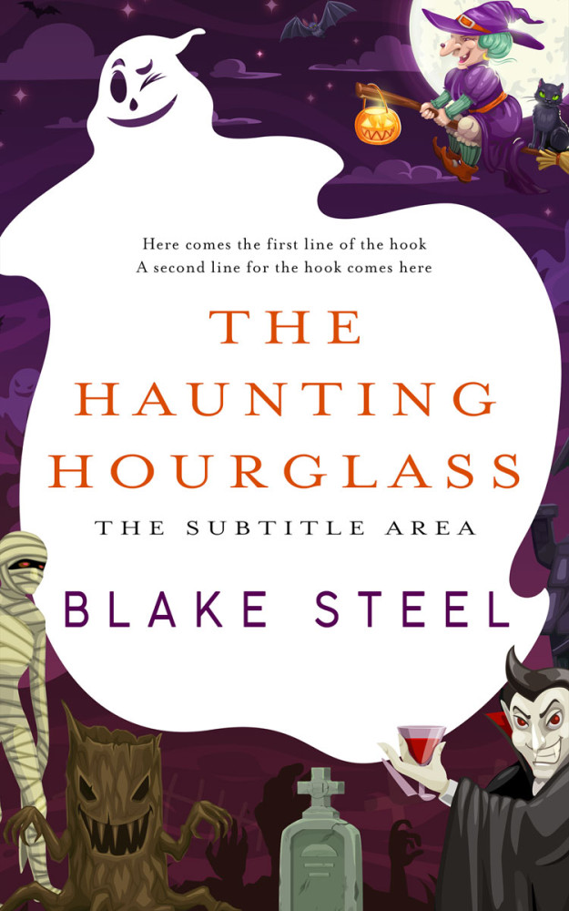 Front view of Livid Brown #16169 - Premade Horror Book Cover