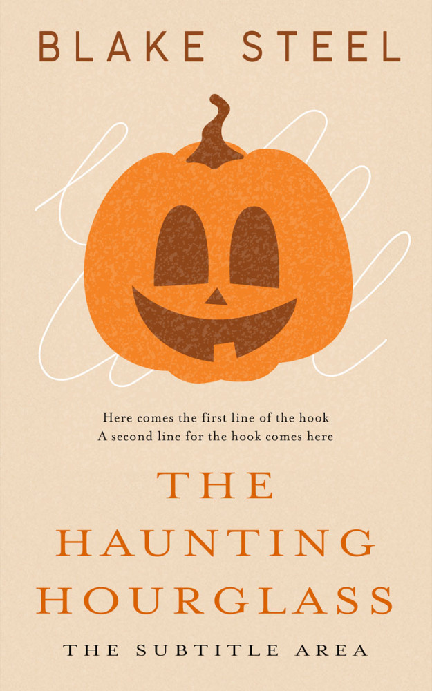 Front view of Almond #16173 - Premade Horror Book Cover