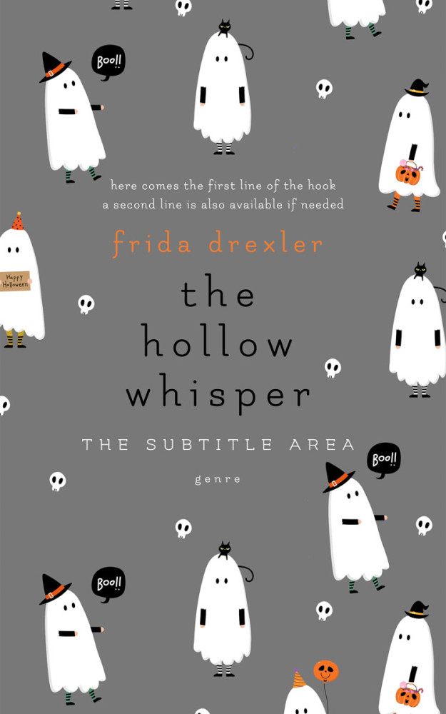 Front view of Boulder #16187 - Premade Horror Book Cover