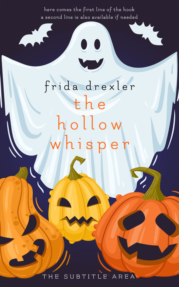 Front view of Steel Gray #16189 - Premade Horror Book Cover