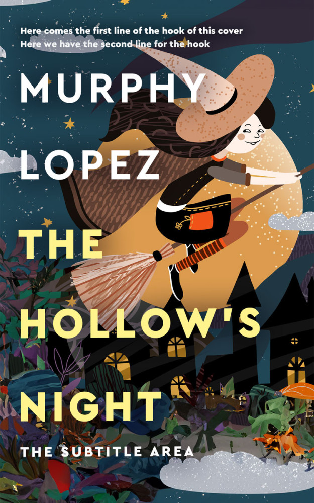 Front view of Tan #16210 - Premade Horror Book Cover