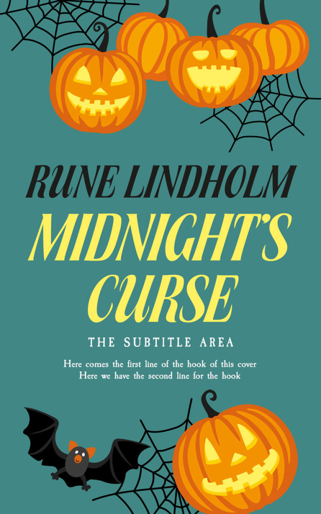 Front view of Faded Jade #16231 - Premade Horror Book Cover