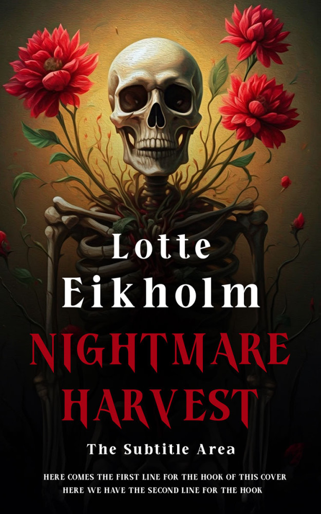 Front view of Brown Rust #16244 - Premade Horror Book Cover