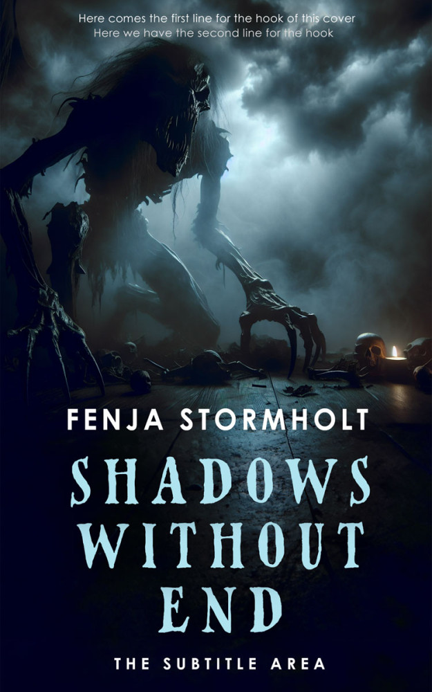 Front view of Mirage #16262 - Premade Horror Book Cover