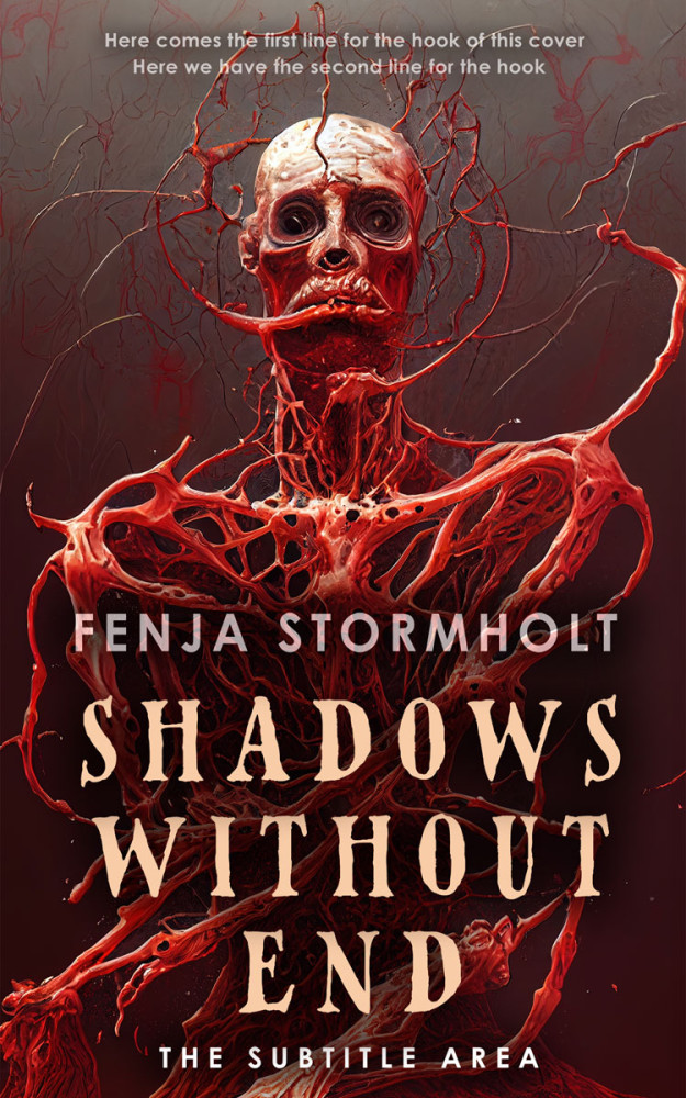 Front view of Jon #16265 - Premade Fantasy Book Cover