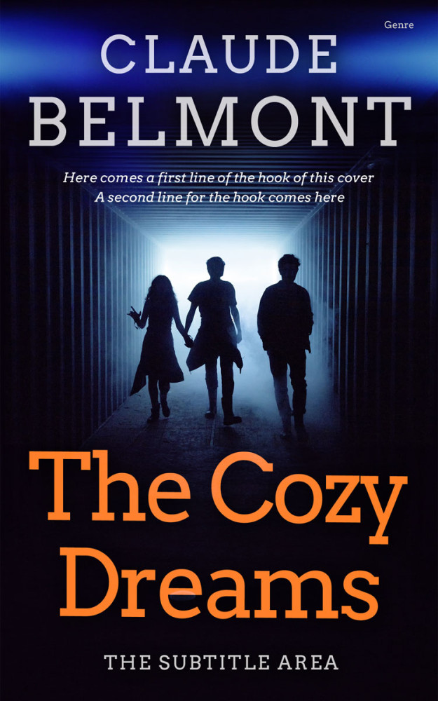 Front view of Ebony #16285 - Premade Mystery & Thriller & Suspense Book Cover