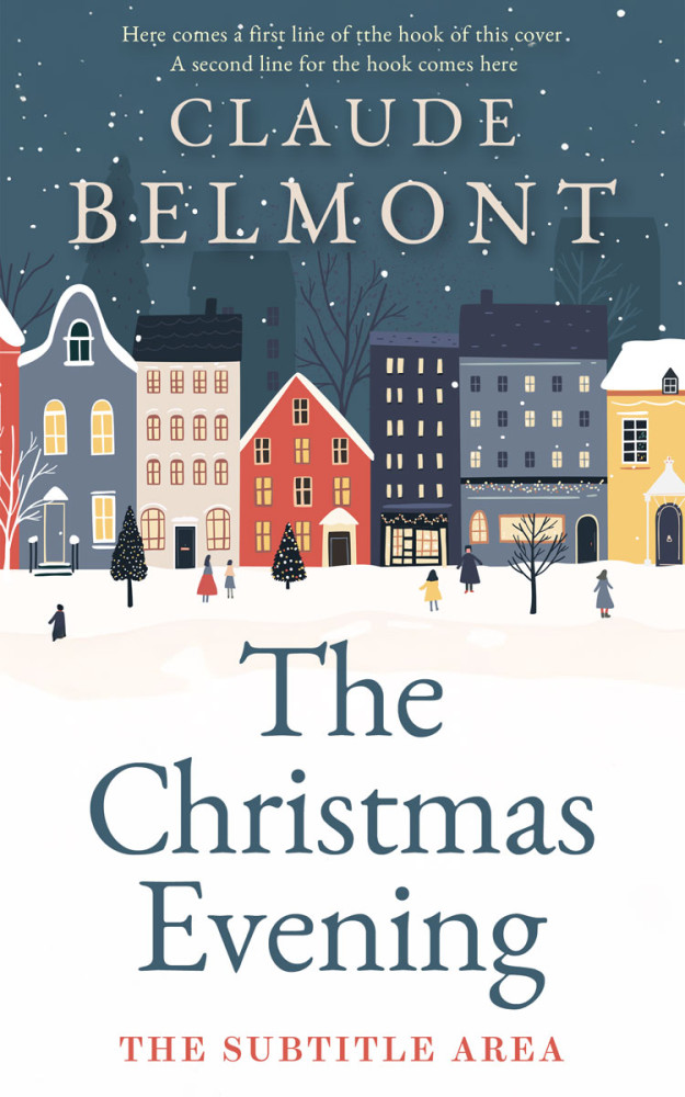 Front view of Fiord #16304 - Premade Literary Fiction Book Cover