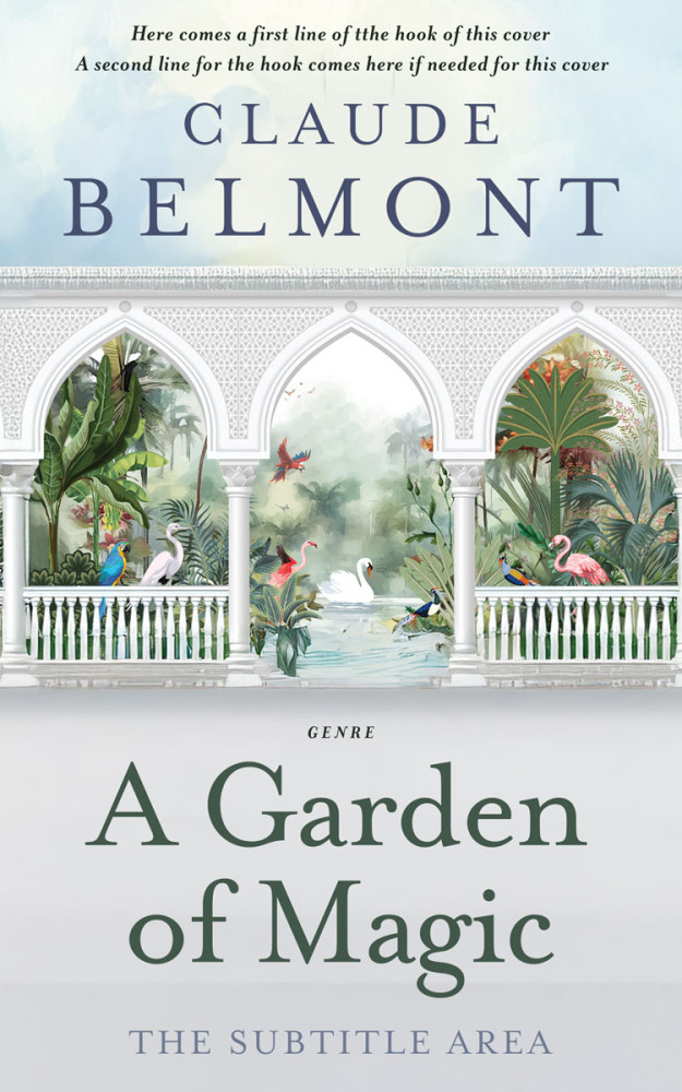 Front view of Conch #16306 - Premade Literary Fiction Book Cover