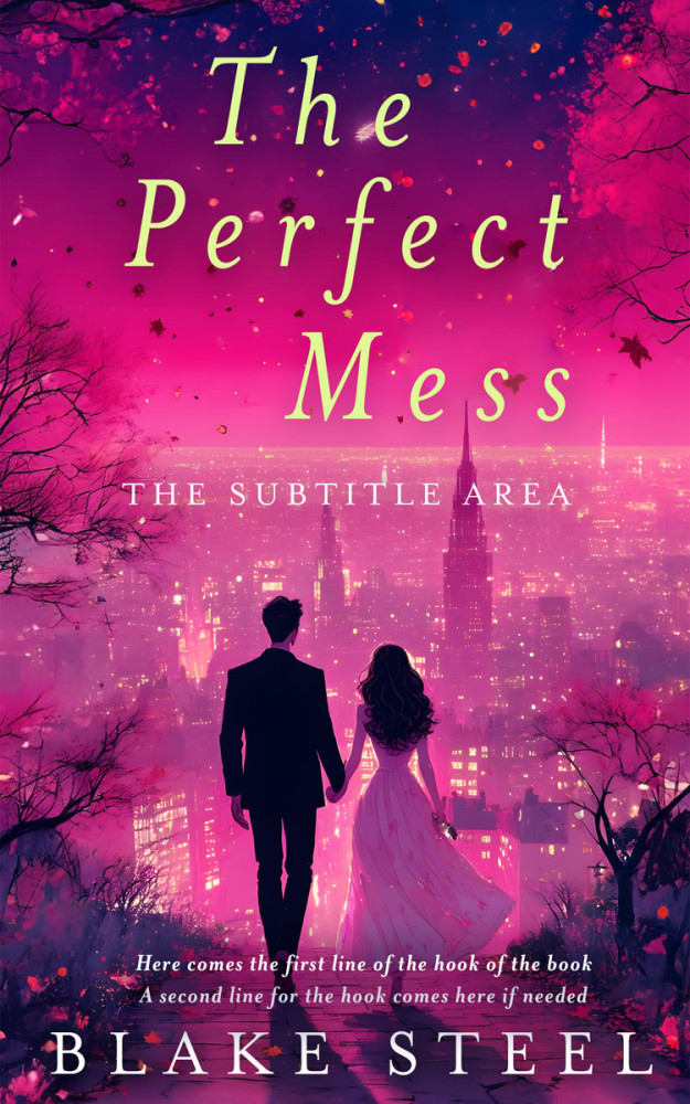 Front view of Hibiscus #16316 - Premade Romance Book Cover