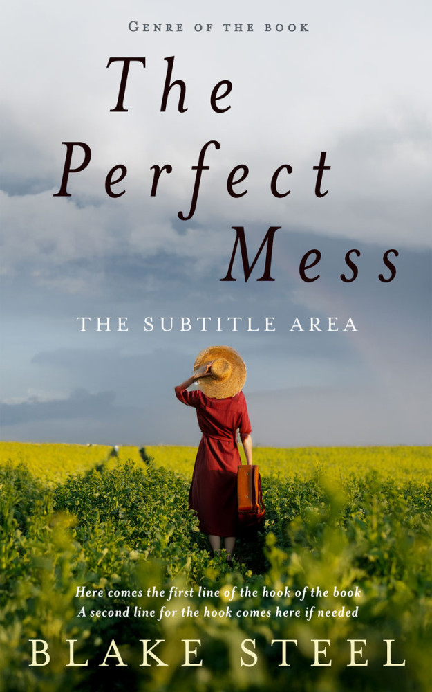 Front view of Gray Chateau #16317 - Premade Travel Book Cover