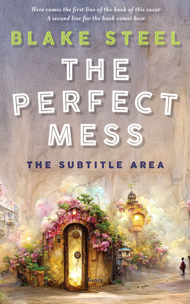 Front view of Thatch #16329 - Premade Fantasy Book Cover