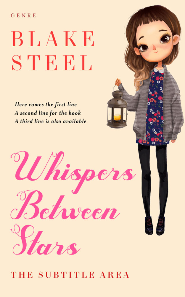 Front view of Champagne #16341 - Premade Chick Lit Book Cover | BookCoverZone