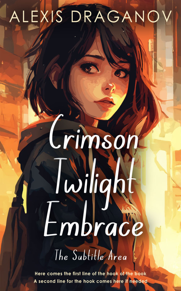 Front view of Harvest Gold #16349 - Premade Teen & Young Adult Book Cover