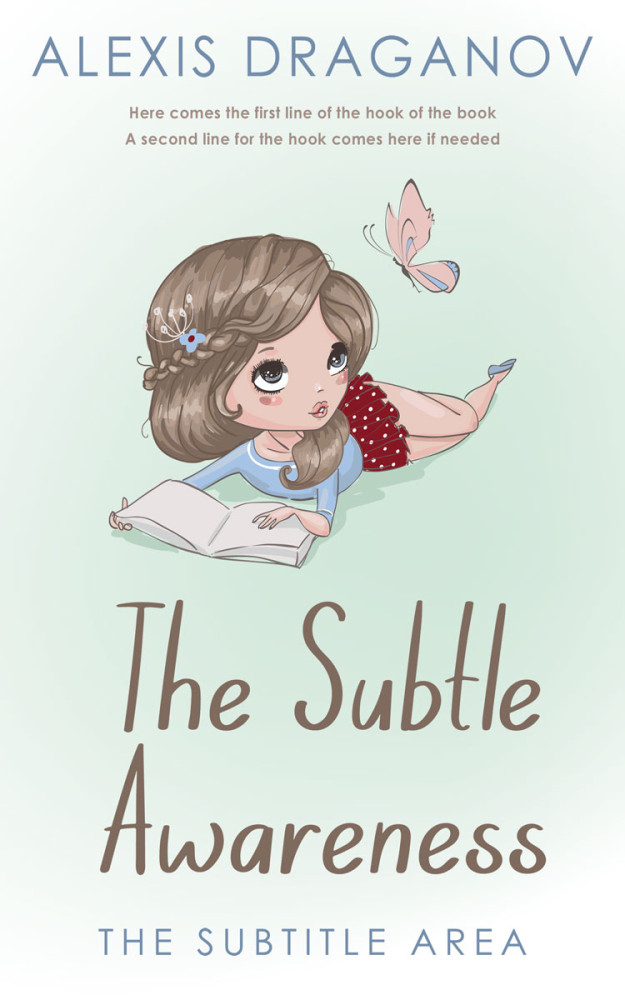 Front view of Gin #16353 - Premade Fantasy Book Cover | BookCoverZone