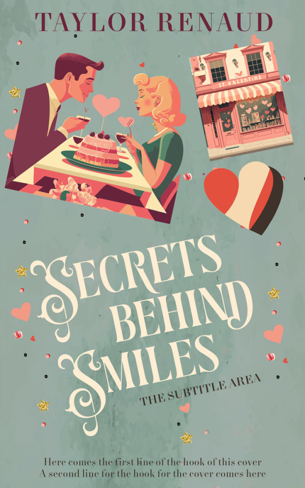 Front view of Pewter #16397 - Premade Romance Book Cover