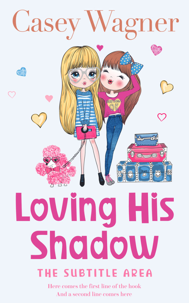 Front view of Catskill White #16441 - Premade Chick Lit Book Cover