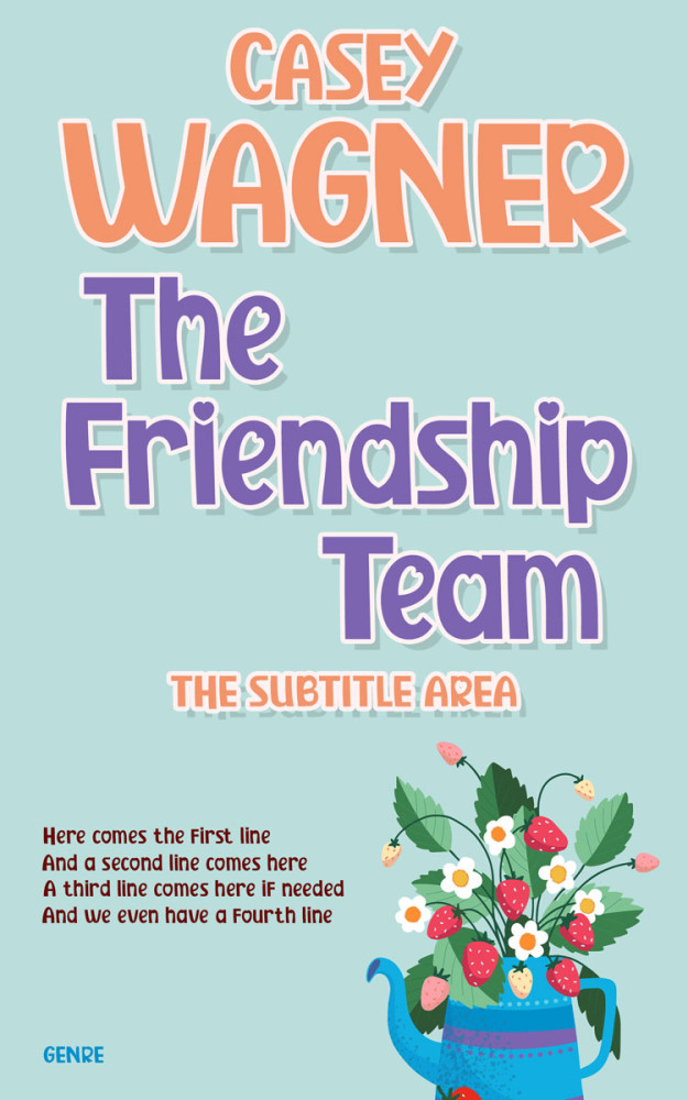 Front view of Nebula #16463 - Premade Chick Lit Book Cover