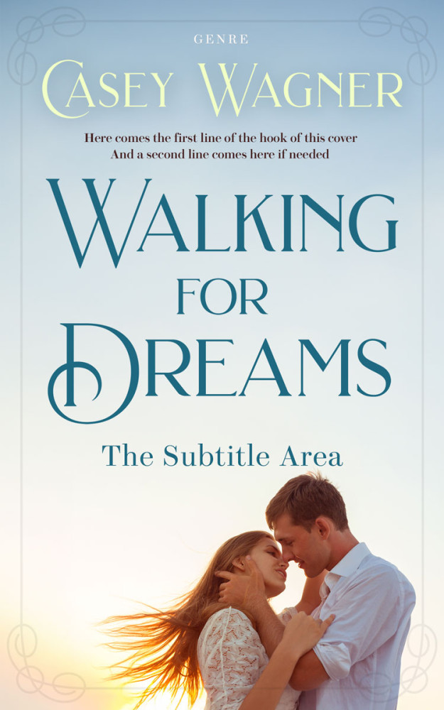 Front view of Nebula #16465 - Premade Romance Book Cover