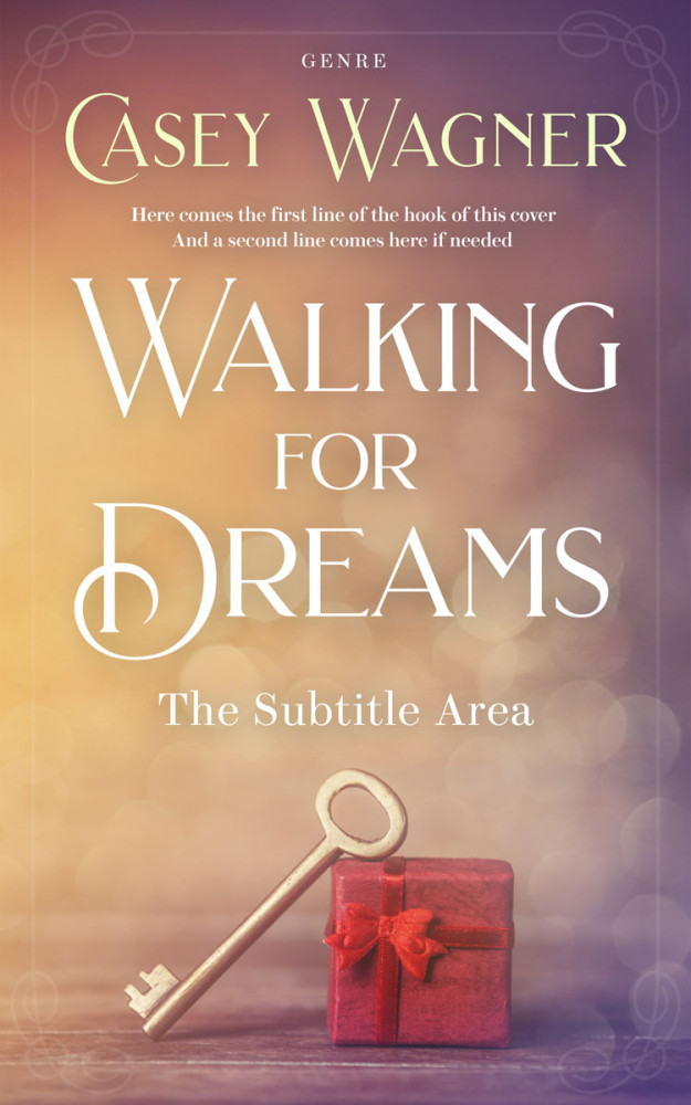 Front view of Brandy Rose #16466 - Premade Romance Book Cover