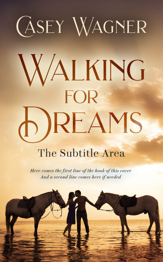 Front view of Calico #16472 - Premade Romance Book Cover