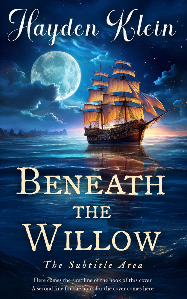 Front view of Blue Zodiac #16482 - Premade Historical Book Cover