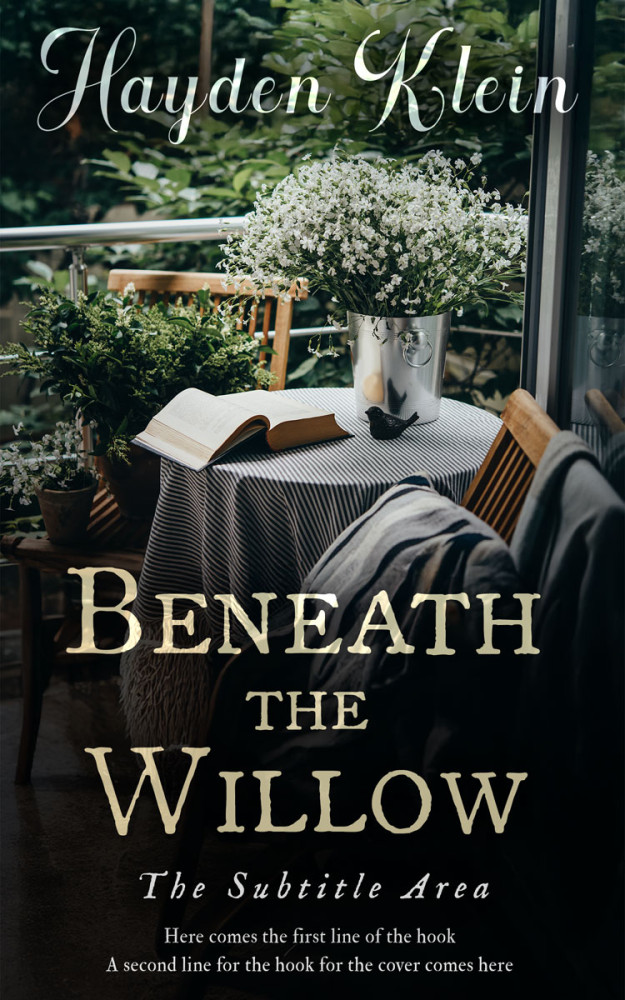 Front view of Eagle #164913 - Premade Literary Fiction Book Cover