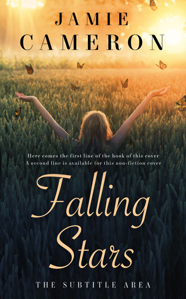 Front view of Heavy Metal #16492 - Premade Poetry Book Cover | BookCoverZone