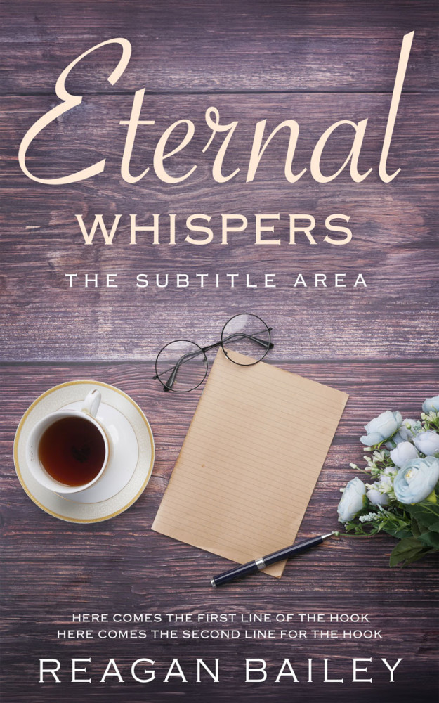 Front view of Old Lavender #16511 - Premade Poetry Book Cover