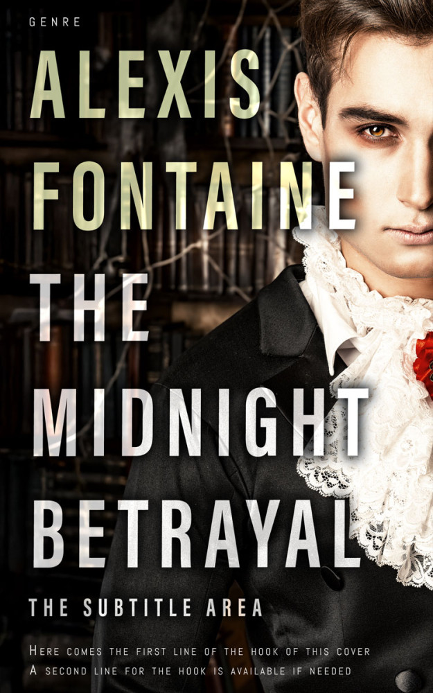 Front view of Zeus #16536 - Premade Fantasy Book Cover