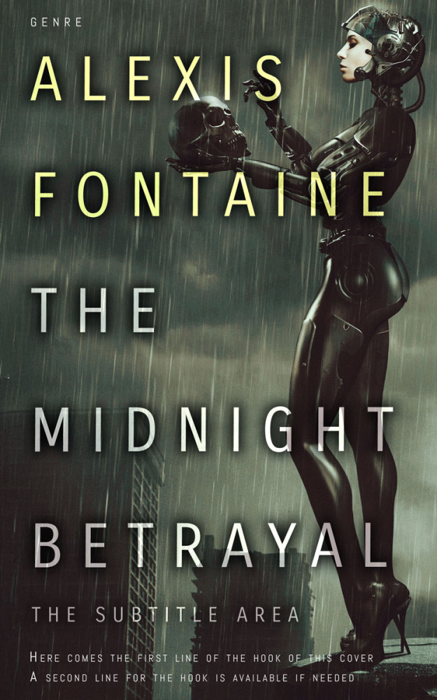 Front view of Heavy Metal #16537 - Premade Apocalyptica Book Cover