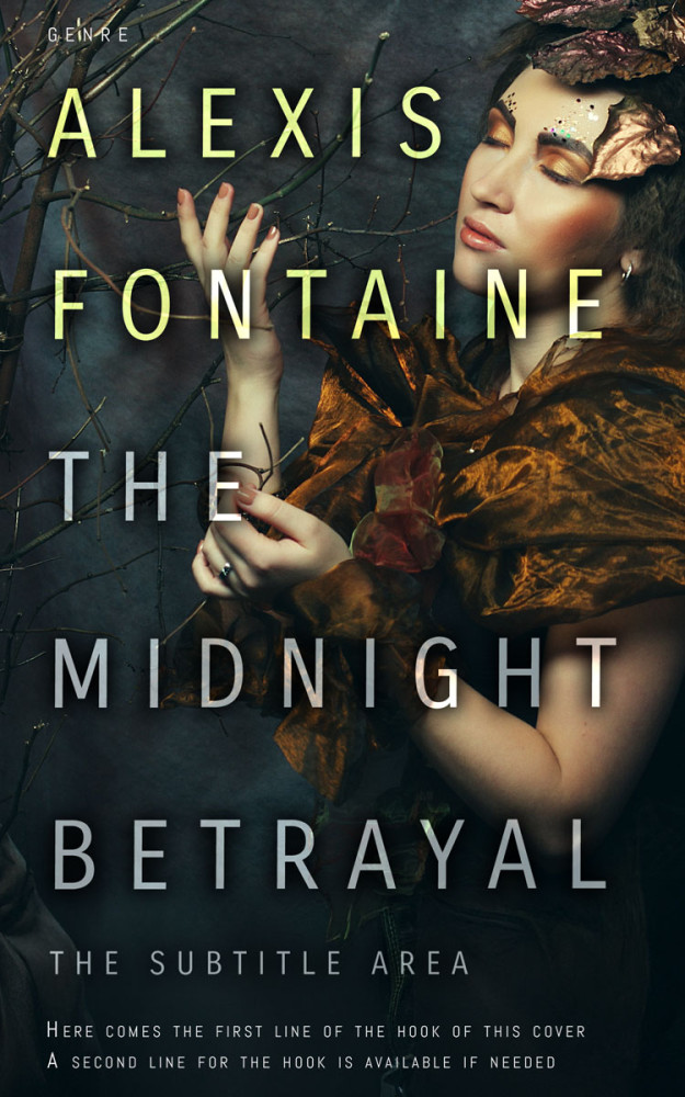 Front view of Outer Space #16538 - Premade Fantasy Book Cover