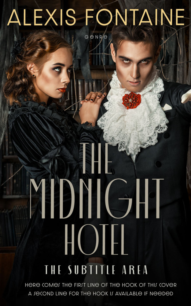 Front view of Indian Khaki #16558 - Premade Horror Book Cover