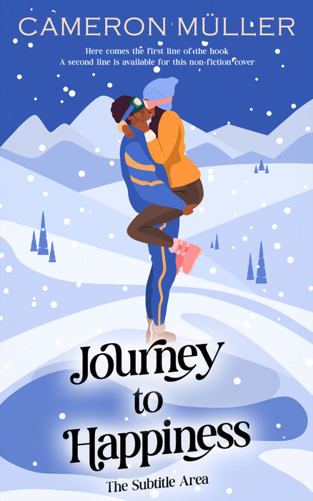 Front view of Sapphire #16566 - Premade Romance Book Cover