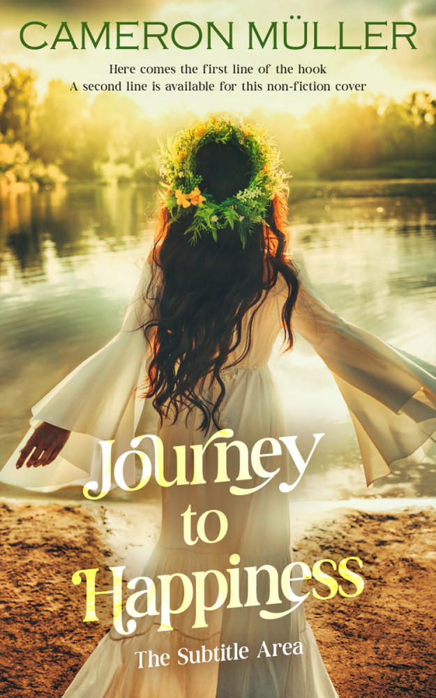 Front view of Driftwood #16570 - Premade Fantasy Book Cover